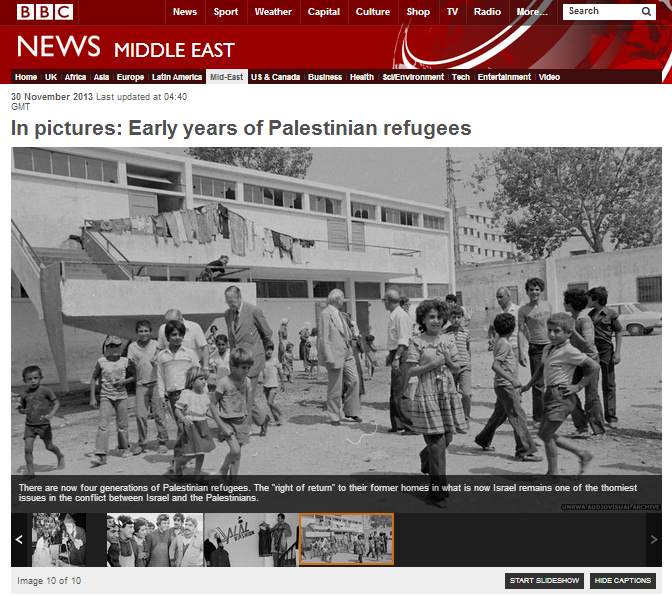 In pictures Palestinian refugees
