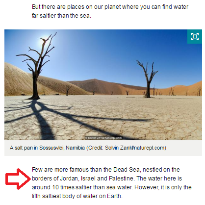 Dead Sea art BBC Earth